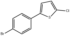 2-(4-溴苯基)-5-氯噻吩 结构式