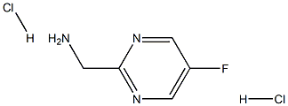 5-氟-2-氨甲基嘧啶盐酸盐 结构式