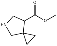 5-氮杂-螺[2.4]庚烷-7-甲酸甲酯 结构式