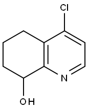 8-羟基-4-氯-5,6,7,8-四氢-喹啉 结构式