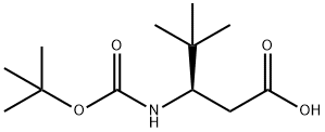 BOC-(R)-3-T-BUTYL-BETA-ALANINE 结构式