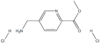 5-甲氨基-2-吡啶甲酸甲酯双盐酸盐 结构式