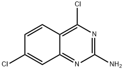 4,7-二氯-2-喹唑啉胺 结构式