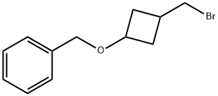 {[3-(bromomethyl)cyclobutoxy]methyl}benzene 结构式