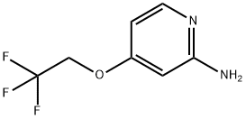 4-三氟乙氧基-2-氨基吡啶 结构式