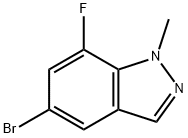 5-bromo-7-fluoro-1-methyl-1H-indazole 结构式