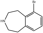 6-BROMO-2,3,4,5-TETRAHYDRO-1H-BENZO[D]AZEPINE 结构式