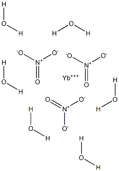 硝酸镱(III)六水合物 结构式