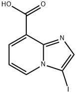 3-碘咪唑并[1,2-A]吡啶-8-羧酸 结构式