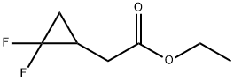 ethyl 2-(2,2-difluorocyclopropyl)acetate 结构式