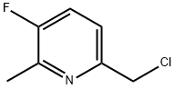 6-(Chloromethyl)-3-fluoro-2-methylpyridine 结构式