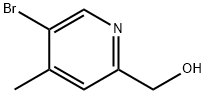 (5-溴-4-甲基吡啶-2-基)甲醇 结构式
