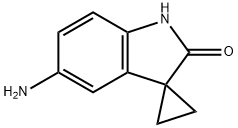 5'-amino-1',2'-dihydrospiro[cyclopropane-1,3'-indole]-2'-one 结构式