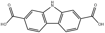 9H-咔唑-2,7-二羧酸 结构式