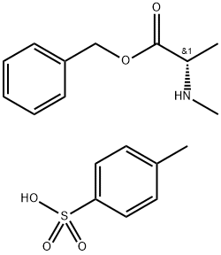 (S)-N-甲基丙氨酸苄酯对甲苯磺酸盐 结构式