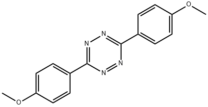 3,6-双(4-甲氧基苯基)-1,2,4,5四氮杂苯 结构式