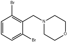 4-(2,6-二溴苄基)吗啉 结构式