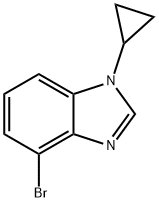 4-溴-1-环丙基-1H-苯并[D]咪唑 结构式