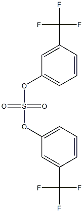 Bis[3-(trifluoromethyl)phenyl]sulfate 结构式