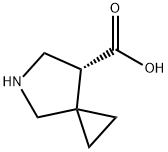 (R)-5-氮杂-螺[2.4]庚烷-7-羧酸 结构式