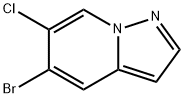5-溴-6-氯吡唑并[1,5-A]吡啶 结构式