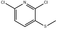 2,6-二氯-3-甲硫基吡啶 结构式