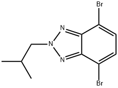 4,7-二溴-2-异丁基-2H-苯并[D][1,2,3]三唑 结构式