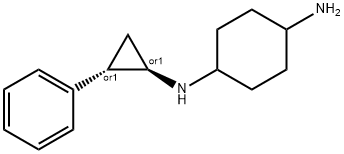 N1-((1R,2S)-2-苯基环丙基)环己烷-1,4-二胺二盐酸 结构式