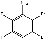 2,3-二溴-5,6-二氟苯胺 结构式