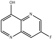 7-氟-[1,5]萘啶-4-醇 结构式