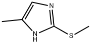 5-甲基-2-(甲硫基)-1H-咪唑 结构式