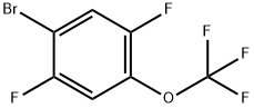 1-溴-2,5-二氟-4-(三氟甲氧基)苯 结构式