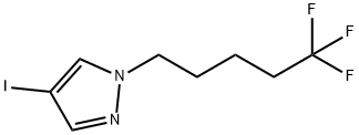 4-iodo-1-(5,5,5-trifluoropentyl)-1H-pyrazole 结构式