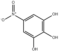 5-硝基-1,2,3-三酚 结构式