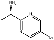 (S)-1-(5-Bromopyrimidin-2-yl)ethanamine 结构式