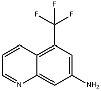 5-(三氟甲基)喹啉-7-胺 结构式