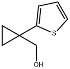 1-(2-噻吩基)环丙基]甲醇 结构式