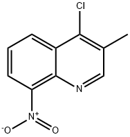 4-Chloro-3-methyl-8-nitro-quinoline 结构式