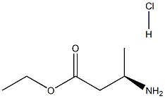 (R)-3-氨基-丁酸乙酯盐酸盐 结构式