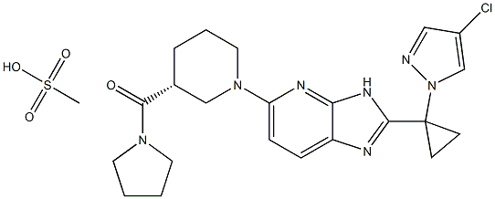 PF-06424439 METHANESULFONATE 结构式