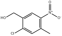 (2-氯-4-甲基-5-硝基苯基)甲醇 结构式