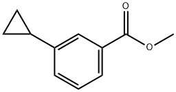 3-环丙基苯甲酸甲酯 结构式