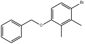 1-溴-2,3-二甲基-4-(苯基甲氧基)苯 结构式