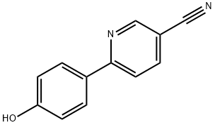 6-(4-hydroxyphenyl)-3-Pyridinecarbonitrile 结构式