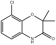 2,2-二甲基-8-氯-2H-苯并[B][1,4]噁嗪-3(4H)-酮 结构式