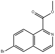 Methyl 6-bromoisoquinoline-1-carboxylate 结构式