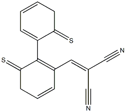 5-(2,2-二氰基乙烯基)-2,2'-联噻吩 结构式