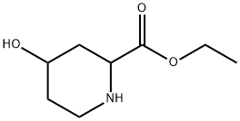 4-羟基哌啶-2-羧酸乙酯 结构式