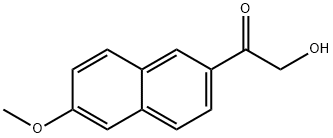 1-(6-甲氧基-2-萘基)-2-羟基乙酮 结构式