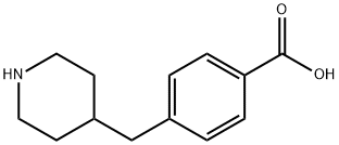 4-Piperidin-4-ylmethyl-benzoic acid 结构式